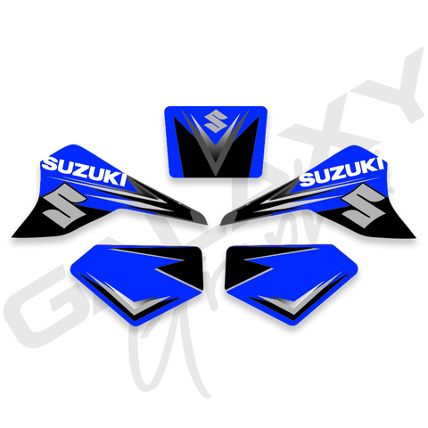 Suzuki LT80 Quadsport Premium Decal Graphics Kit Blue