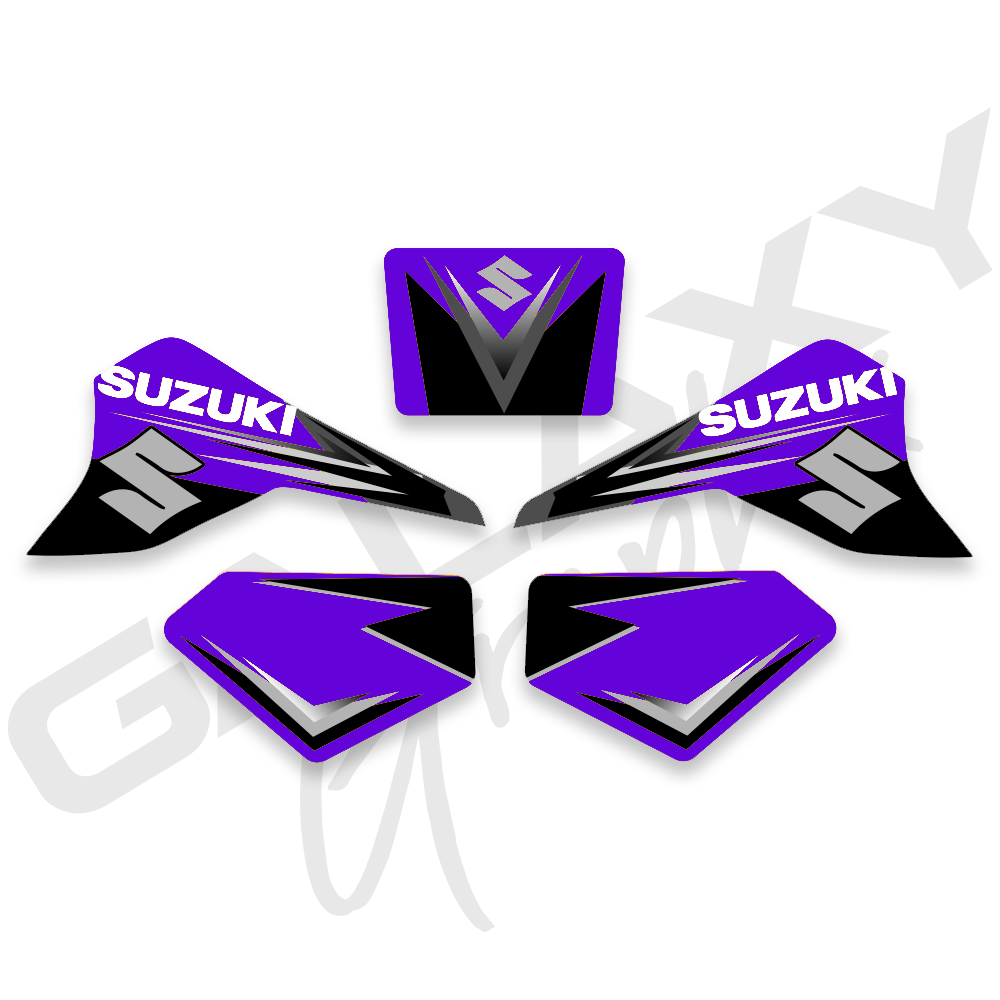 Suzuki LT80 Quadsport Premium Decal Graphics Kit Purple