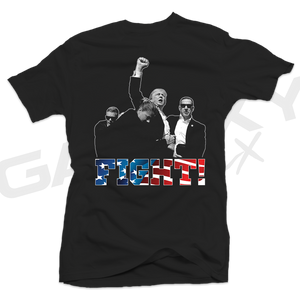 FIGHT! America TRUMP FIGHT Black Tee