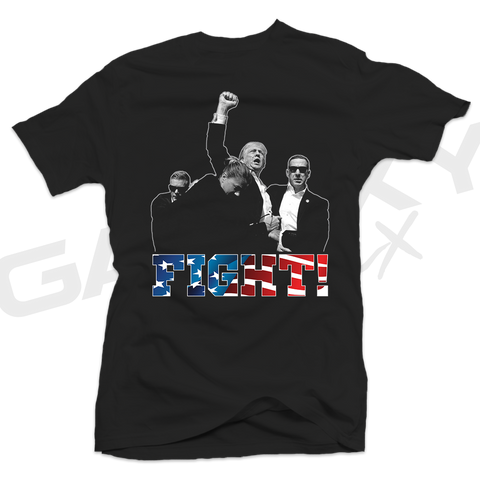 FIGHT! America TRUMP FIGHT Black Tee