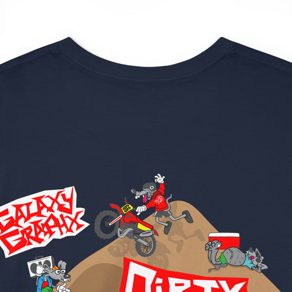 GalaxyGraphx DIRTY RATS GG Red Black T-Shirt