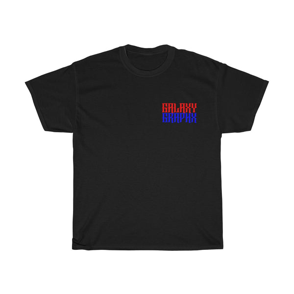 GalaxyGraphx Stacked Green Red Blue T-Shirt