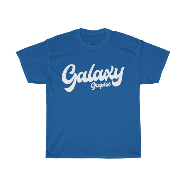 GalaxyGraphx Classic White Script T-Shirt