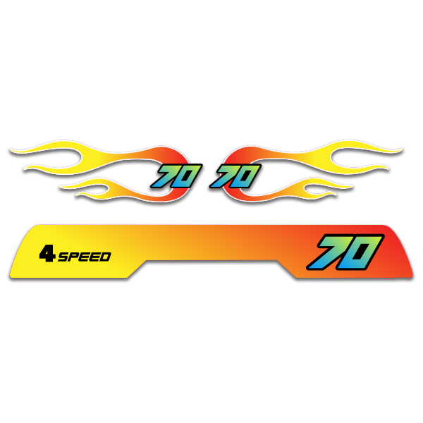 1973 ATC 70 Graphics Decal Kit Original Color Way – GalaxyGraphx