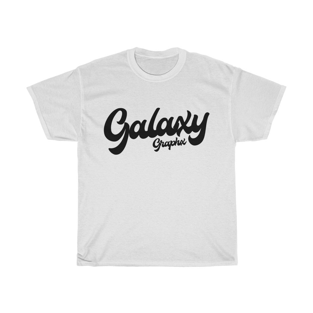 GalaxyGraphx Classic Black Script T-Shirt