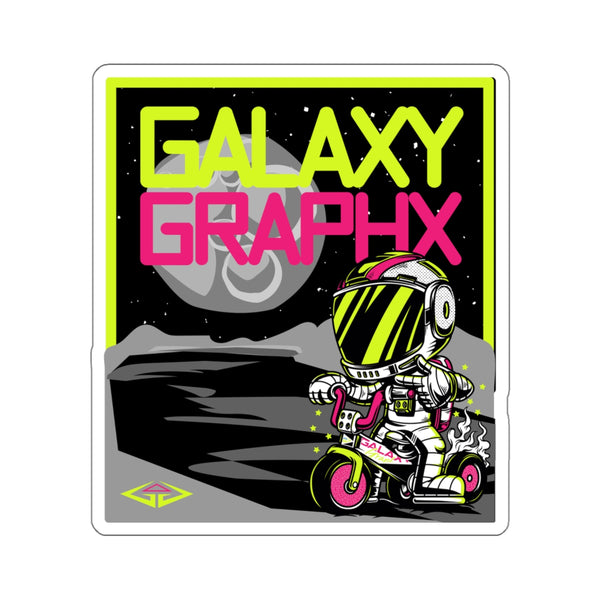 GalaxyGraphx Space Cadet neon Decal