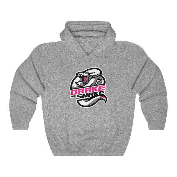 Drake the Snake Pink Logo Hooded Sweatshirt