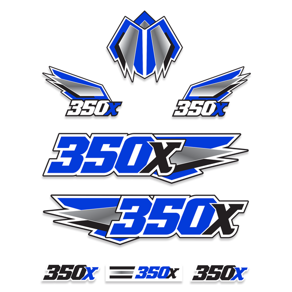 350x Racers Edge 8 Piece Graphic Decal Kit - Assorted Colors