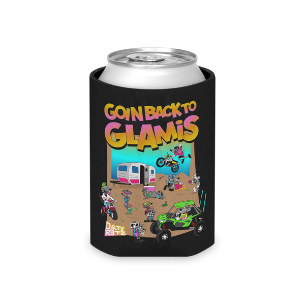 Goin Back To Glamis GalaxyGraphx DIRTY RATZ Black Coozie Can Cooler