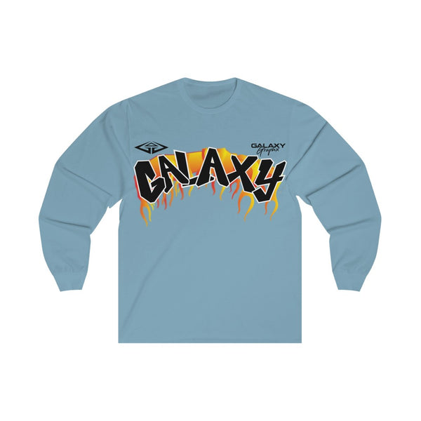 GalaxyGraphx Bombing Flames Lite Long Sleeve T-Shirt