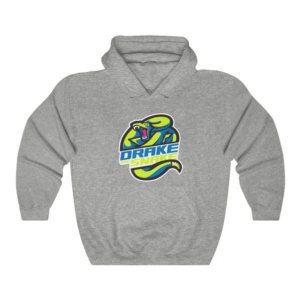 Drake the Snake Blue Green Logo Hooded Sweatshirt