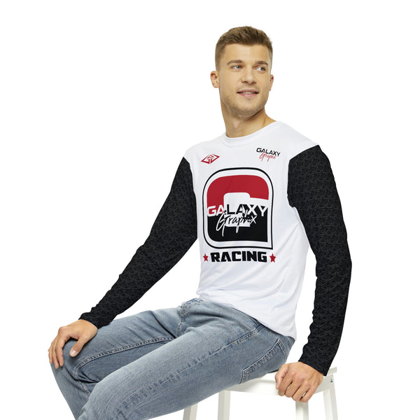 GalaxyGraphx "G Racing" White Red Black Moto Jersey