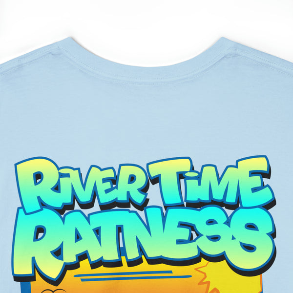 River Time Ratness GalaxyGraphx Bright DIRTY RATZ White T-Shirt