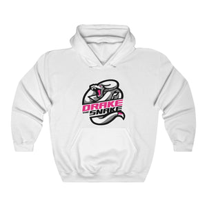 Drake the Snake Pink Logo Hooded Sweatshirt