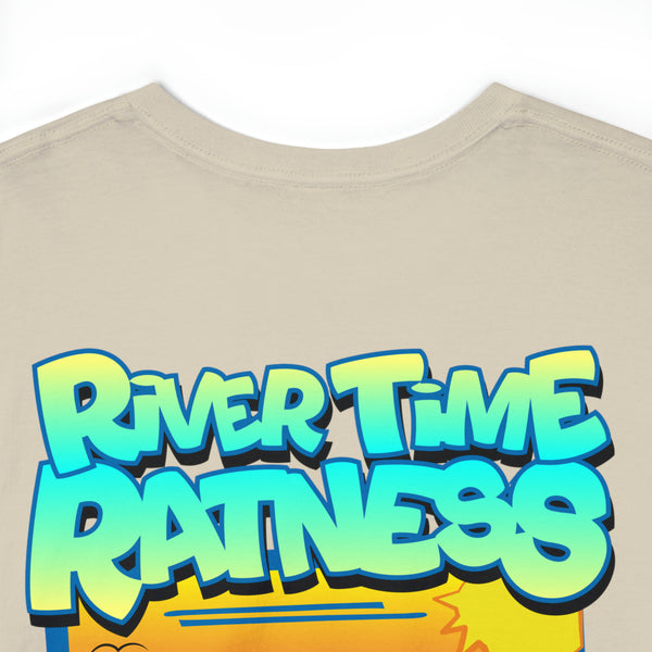 River Time Ratness GalaxyGraphx Bright DIRTY RATZ White T-Shirt