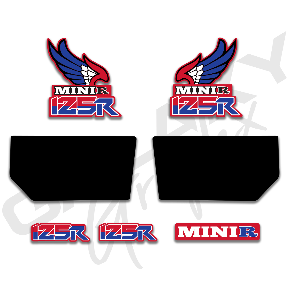 Mini R 125R Honda ATC70 Decal Graphics Complete Kit - Assorted Colors