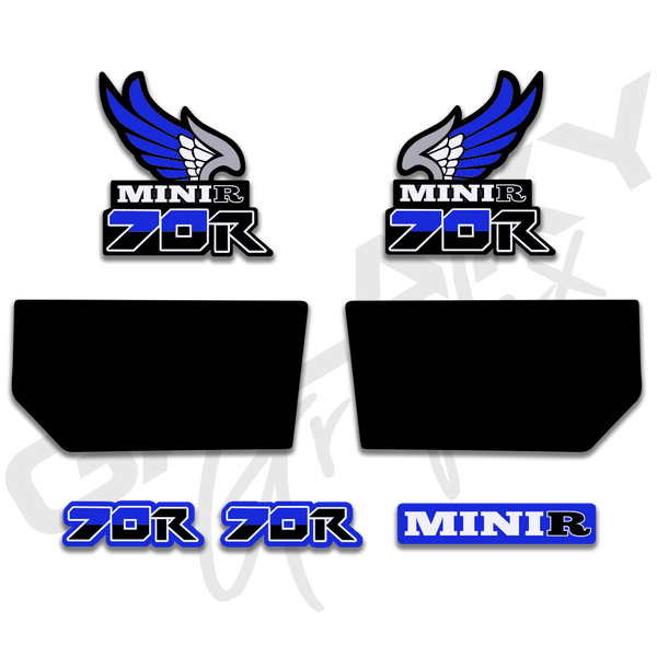 Mini R 70R Honda ATC70 Decal Graphics Complete Kit - Assorted Colors