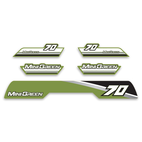 Mini Green ATC70 Decal Graphics Kit - Assorted Colors