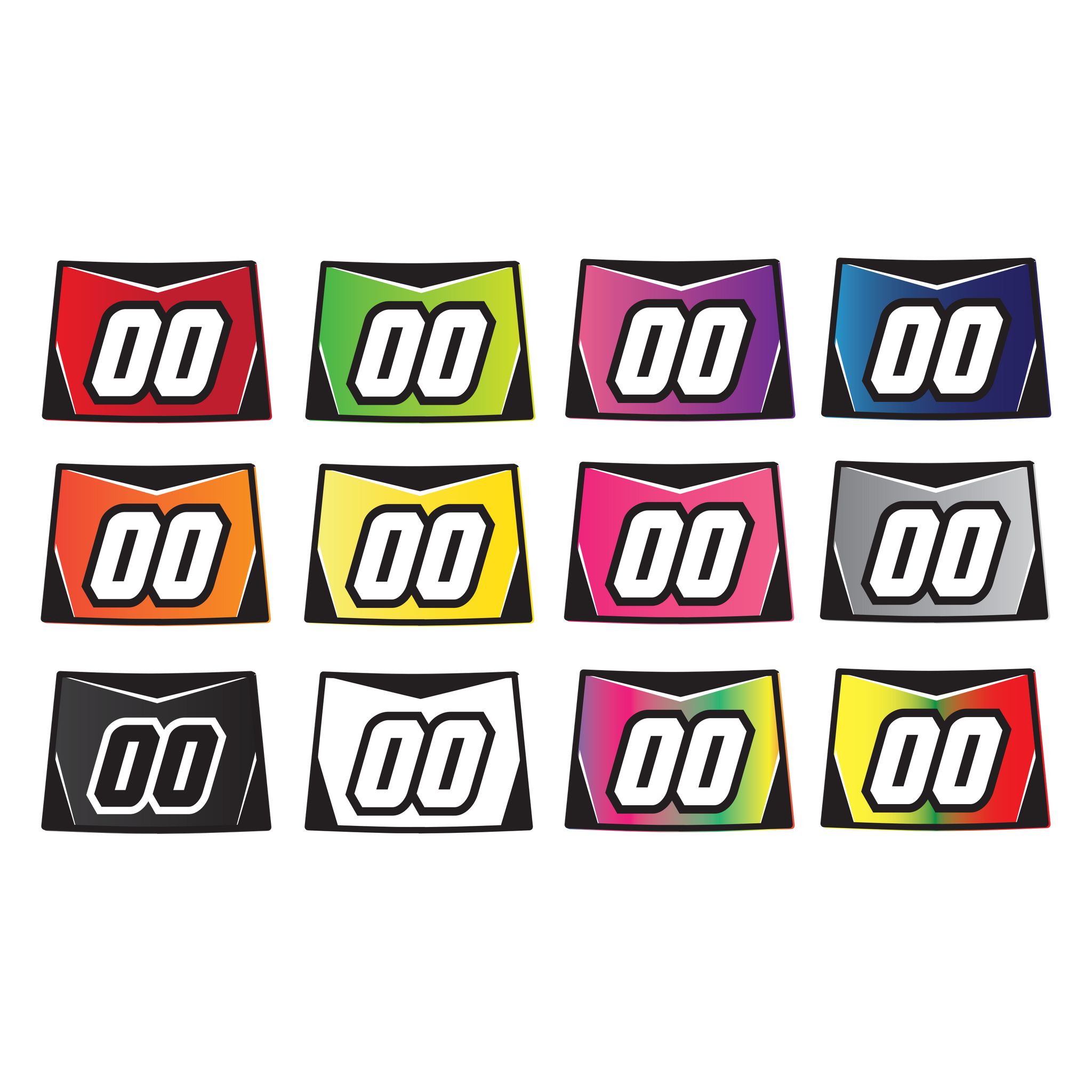Number Plate Racing Shape Racing Number Plate Png