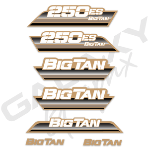1985 Big Tan 250ES Decal Graphics Kit - Assorted Colors