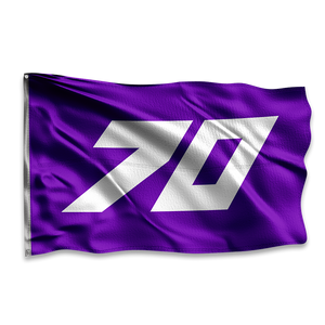 Purple 70 Race Flag