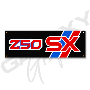 250SX Black Shop Banner Indoor / Outdoor 72 x 24