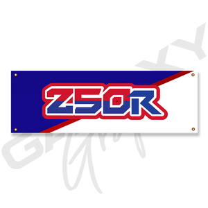 ATC 250R Classic Red White & Blue Shop Banner Indoor / Outdoor 72 x 24