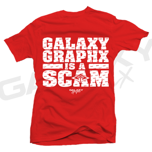 GalaxyGraphx "SCAM" Red T-Shirt