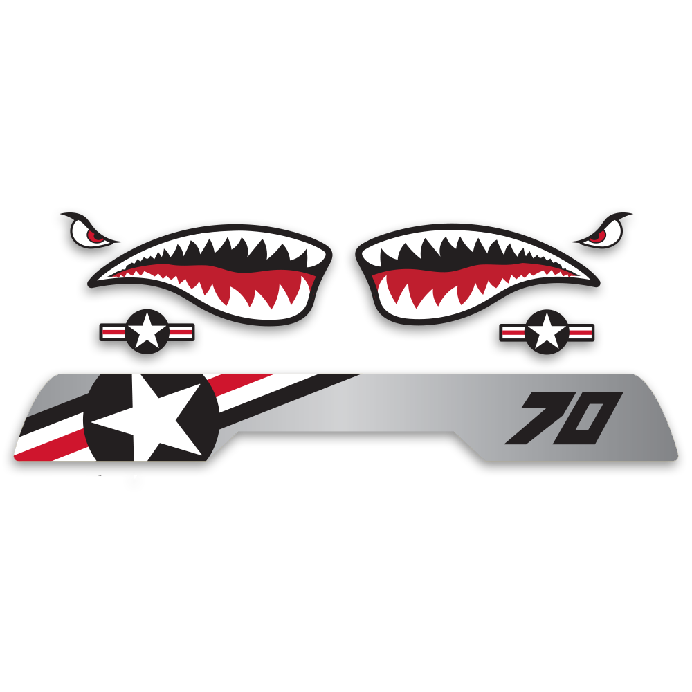 Bomber ATC70 Decal Graphics Kit- Assorted Colors