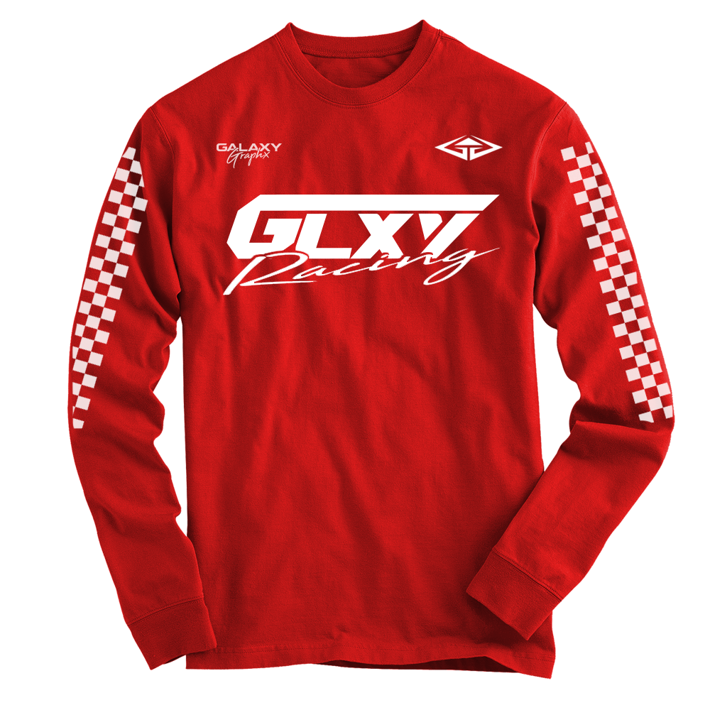 GLXY Racing Red Long Sleeve T-Shirt