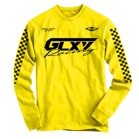 GLXY Racing Yellow Long Sleeve T-Shirt
