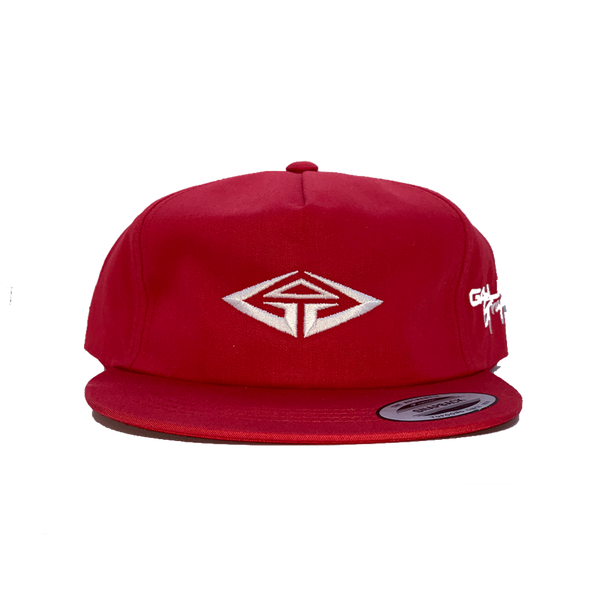 GalaxyGraphx Relaxed Fit Red Snapback Hat