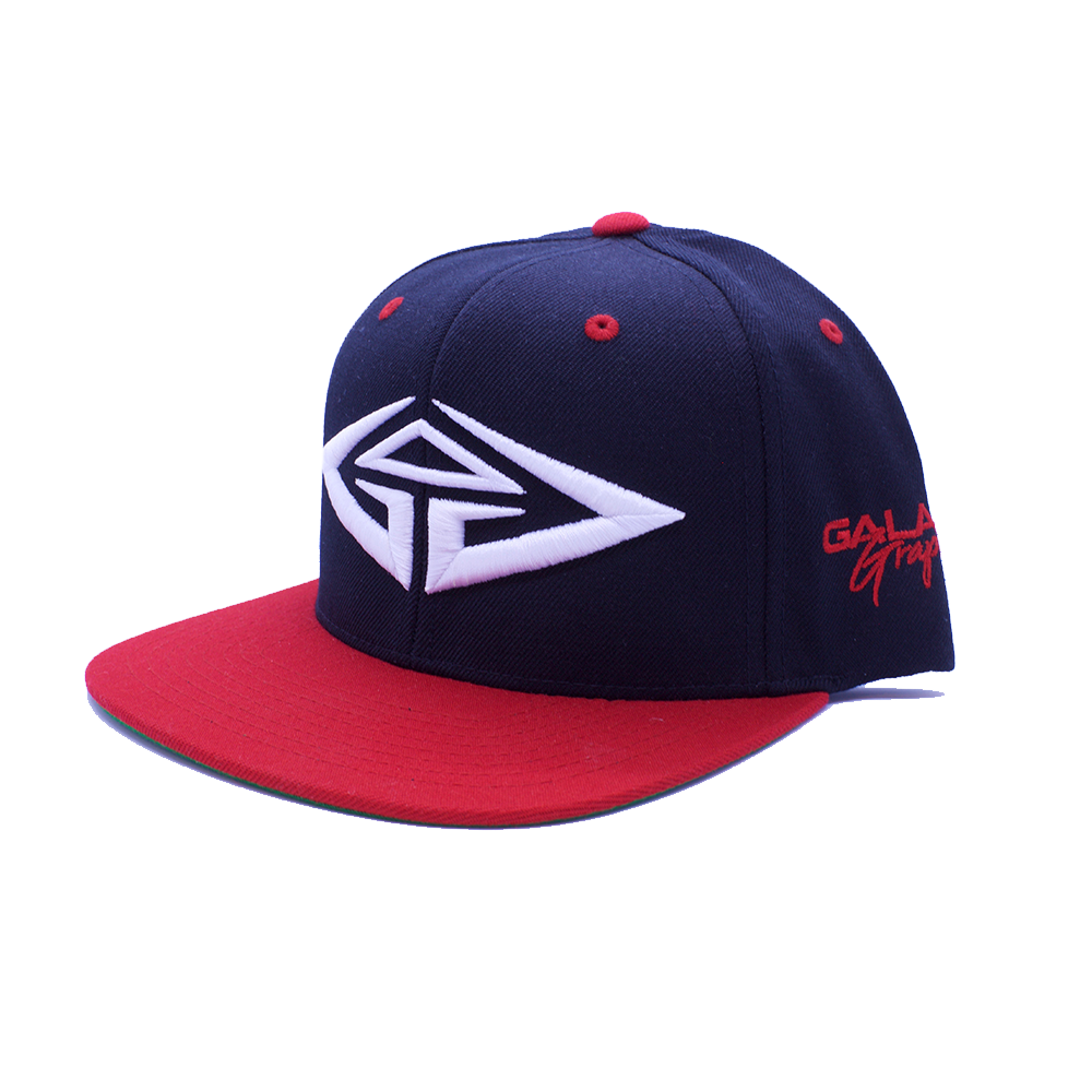 GG Black and Red Snapback Hat