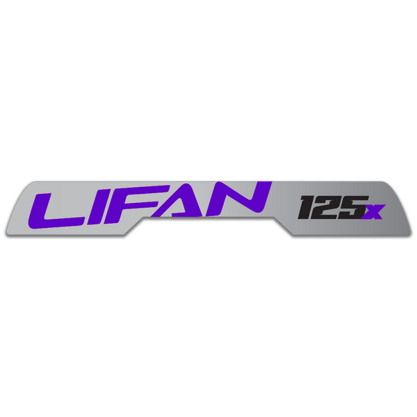 Rear LIFAN 125x ATC70 Graphic Decal - Assorted Colors