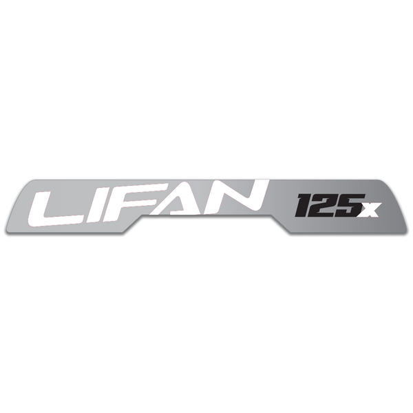 Rear LIFAN 125x ATC70 Graphic Decal - Assorted Colors