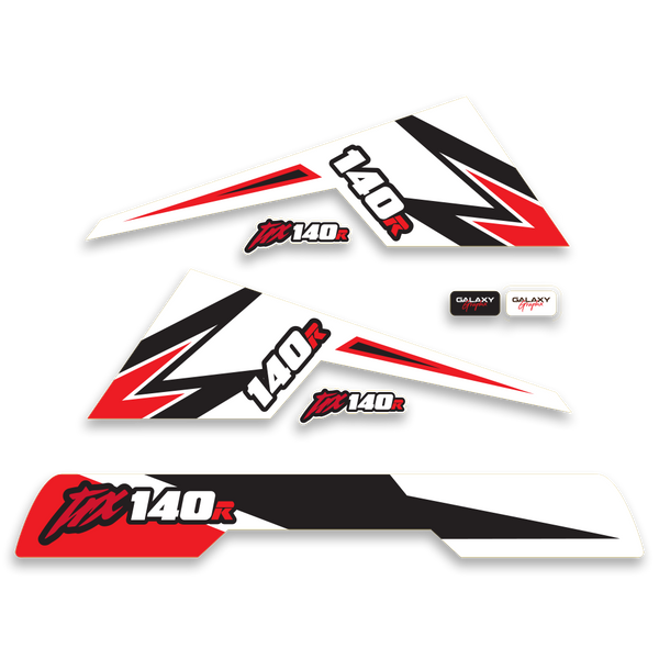 Premium "Strike" TRX70 Fourtrax 140R Decal Graphics Kit - Assorted Colors