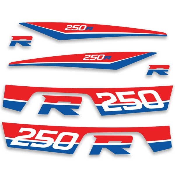 1986 TRX 250R Decal Graphics Kit - Assorted Colors
