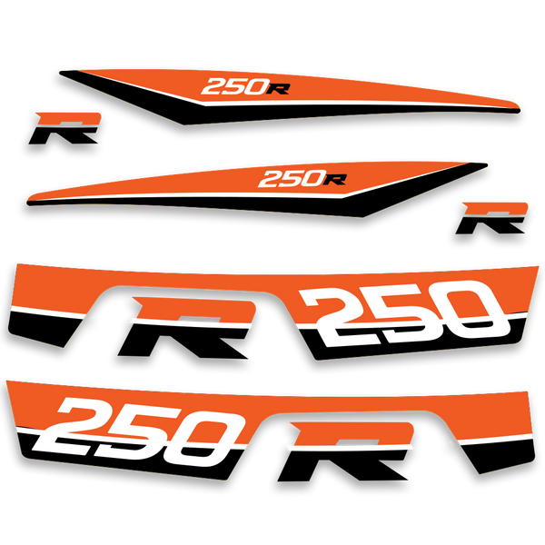 1986 TRX 250R Decal Graphics Kit - Assorted Colors