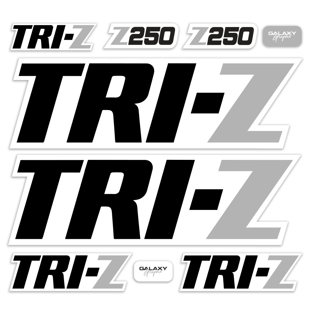Yamaha TRI Z 250 Graphics Kit - Assorted Colors – GalaxyGraphx