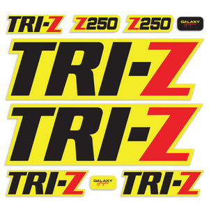 Yamaha TRI Z 250 Graphics Kit - Assorted Colors