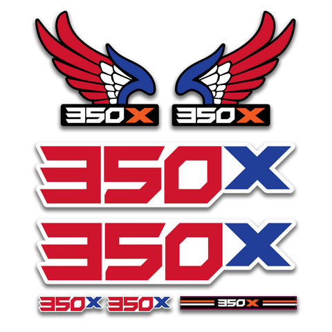 1986 ATC 350x Decal Kit - Assorted Colors