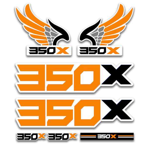 1986 ATC 350x Decal Kit - Assorted Colors