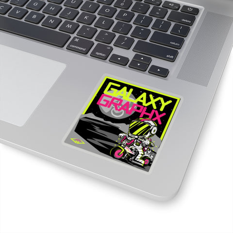 GalaxyGraphx Space Cadet neon Decal