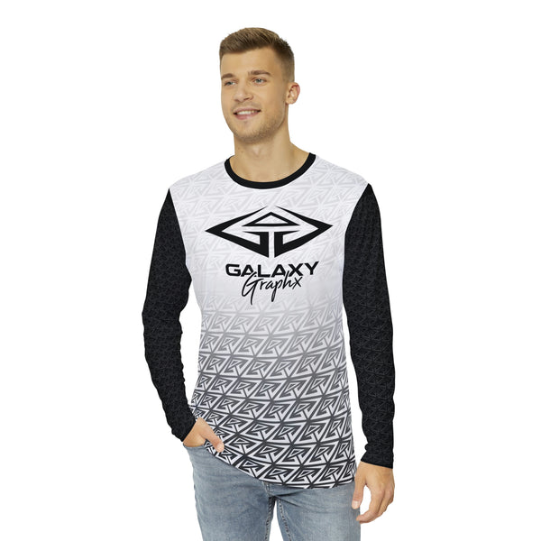GalaxyGraphx "Faderade" Black White Moto Jersey